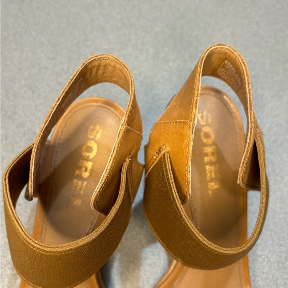 Sorel Nadia sandal in camel brown size 10. Chunky heel. - Picture 5 of 7